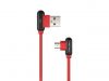Беспроводные устройства и гаджеты Natec Angled USB Micro to Type A Cable Prati 1 m, USB Type-A, Micro USB 