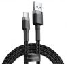 Bezvadu ierīces un gadžeti Baseus Cafule Cable USB-C 3A 1m Black melns 