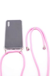 Evelatus A50 Case with rope Pink Transparent rozā