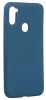 Aksesuāri Mob. & Vied. telefoniem Evelatus Galaxy A11 Nano Silicone Case Soft Touch TPU Blue zils 