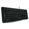 Aksesuāri datoru/planšetes Logitech LOGI K120 Corded Keyboard OEM US Black melns 