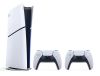 Игровые консоли Sony Playstation 5 Digital Edition D Slim + 2 DualSense White balts Консоли Nintendo