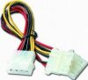 Aksesuāri datoru/planšetes GEMBIRD CABLE POWER SPLITTER MOLEX / CC-PSU-1 Kabeļi HDMI/DVI/VGA/USB/Audio/Video