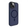 Aksesuāri Mob. & Vied. telefoniem Evelatus iPhone 15 Hybird Case With Magsafe PC+TPU Dark Blue zils 