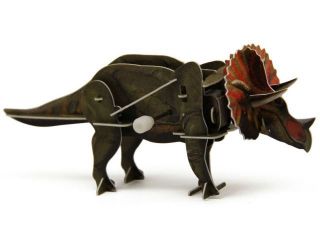 - Movable 3D Puzzle Dinozauri Triceratops