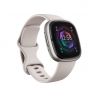 Смарт-часы Fitbit Sense 2 , NFC, GPS  satellite  , Waterproof , Wi-Fi Lunar White balts Wireless Activity Tracker