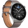 Smart-pulkstenis Huawei Watch GT 3 Pro 46mm Leather Strap Grey pelēks Wireless Activity Tracker