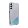 Aksesuāri Mob. & Vied. telefoniem - Galaxy A14 5G Silicone Case Water Glitter Blue zils 