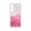 Aksesuāri Mob. & Vied. telefoniem - Galaxy A35 Silicone Case Water Glitter Pink 