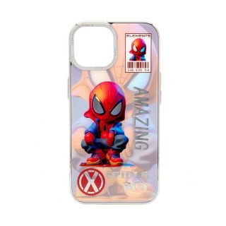 - iLike Apple iPhone 15 PC Silicone Case Spider Boy