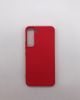 Aksesuāri Mob. & Vied. telefoniem Evelatus Galaxy S22 Nano Silicone Case Soft Touch TPU Red sarkans 