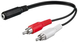 - Audio cable adapter, 3.5 mm 50092