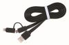 Bezvadu ierīces un gadžeti GEMBIRD CABLE LIGHTNING +MICRO USB TO / AM 1M CC-USB2-AMLM2-1M Galda lampa ar bezvadu uzlādi