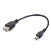 Беспроводные устройства и гаджеты GEMBIRD CABLE USB OTG AF TO MICRO USB / A-OTG-AFBM-03 Настольная лампа с беспроводной зарядкой