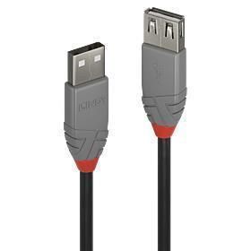 - LINDY CABLE USB2 TYPE A 2M / ANTHRA 36703