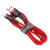 Беспроводные устройства и гаджеты Baseus Cafule Cable durable nylon cable USB  /  Lightning QC3.0 2.4A 0.5M red...» 