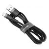 Беспроводные устройства и гаджеты Baseus Cafule Cable durable nylon cable USB  /  Lightning QC3.0 2.4A 0.5M bla...» 