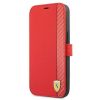Aksesuāri Mob. & Vied. telefoniem Ferrari FESAXFLBKP13XRE iPhone 13 Pro Max red / red book On Track Carbon Strip...» 