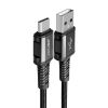 Bezvadu ierīces un gadžeti - Acefast Acefast USB cable USB Type C 1.2m, 3A black  C1-04 black melns Galda lampa ar bezvadu uzlādi