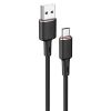 Bezvadu ierīces un gadžeti - Acefast Acefast USB cable USB Type C 1.2m, 3A black  C2-04 black melns Galda lampa ar bezvadu uzlādi