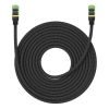 Аксессуары компютера/планшеты Baseus fast RJ45 cat. network cable. 8 40Gbps 15m braided black melns 