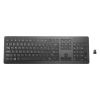 Aksesuāri datoru/planšetes - HP HP Premium Anodized Aluminium Wireless Keyboard Black US ENG melns 