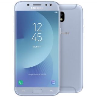 Samsung Galaxy J7 2017 SM-J730F Dual Sim Blue Silver zils sudrabs