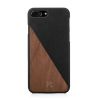 Aksesuāri Mob. & Vied. telefoniem Apple Woodcessories EcoSplit Wooden+Leather iPhone 7+  /  8+ Walnut / black ...» 