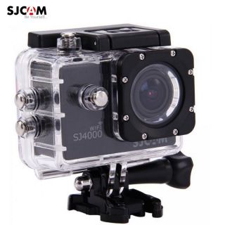 SJCam SJ4000 Wi-Fi Ūdendroša 30m Sporta Kamera 12MP 170 grādi 1080p HD 30fps 2.0'' LCD Ekrāns Melna