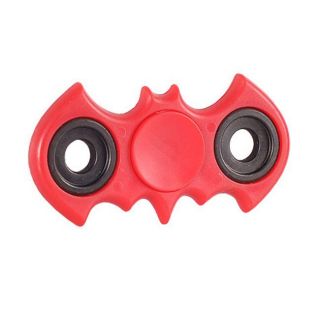 BLUN Batman formas Roku Spinners Anti-Stress Fidget aksesuārs no Eko Plastikāta Sarkans