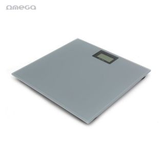 - Omega OBSGR Ķermeņa grīdas svari no Rūdīta stikla 6mm ar LCD ekrānu un mērvienībām ON / OFF Slēdzi Peleka